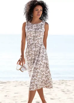 Beach Time Floral Print Summer Dress 9 Beach Time Floral Print Summer Dress -Modish Dress Up Beach Time Floral Print Summer Dress54935163FRSP