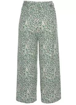 Beach Time Leaf Printed Culottes -Modish Dress Up Beach Time Leaf Printed Culottes39602217FRSC W01