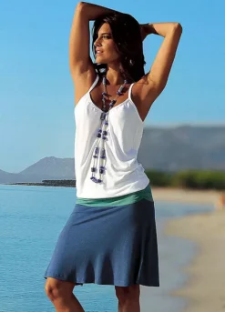 Beachtime 2 Piece Look Beach Dress -Modish Dress Up Beachtime 2 Piece Look Beach Dress782125FRSP