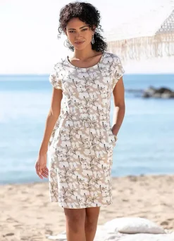 Beachtime Floral Jersey Dress