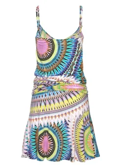 Beachtime Multi Print Beach Dress -Modish Dress Up Beachtime Multi Print Beach Dress26162419FRSC W01