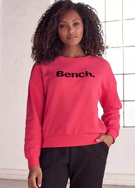 Bench Logo Print Round Neck Sweatshirt 1 Bench Logo Print Round Neck Sweatshirt