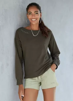 Bench Logo Print Sweat Shorts -Modish Dress Up Bench Logo Print Sweat Shorts36604720FRSP W01