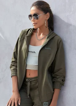 Bench Sporty Hooded Sweat Jacket -Modish Dress Up Bench Sporty Hooded Sweat Jacket44110038FRSP