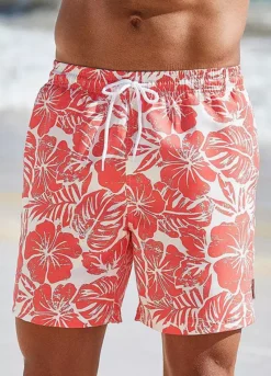 Bench Tropical Print Swim Shorts