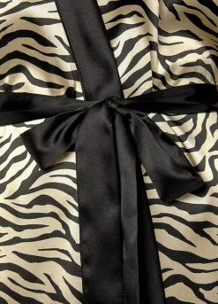 Buffalo Animal Print Kimono -Modish Dress Up Buffalo Animal Print Kimono17511729FRSP W02