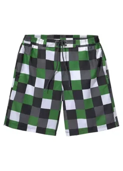 Buffalo Checked Swim Shorts -Modish Dress Up Buffalo Checked Swim Shorts813786FRSC