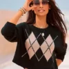 Buffalo Diamond Knit Patterned Sweater