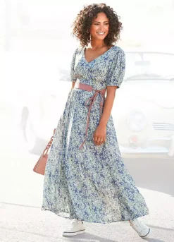 Buffalo Floral Print Maxi Dress