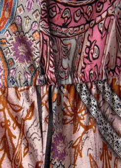 Buffalo Mix Print V-Neck Maxi Dress 9 Buffalo Mix Print V-Neck Maxi Dress -Modish Dress Up Buffalo Mix Print V Neck Maxi Dress77827837FRSC W02