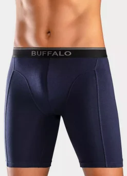Buffalo Pack Of 3 Long Boxer Shorts -Modish Dress Up Buffalo Pack of 3 Long Boxer Shorts55912001FRSP W03