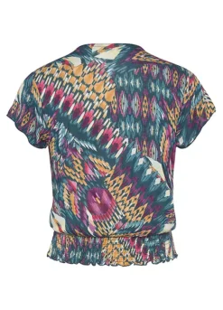 Buffalo Paisley Print Top -Modish Dress Up Buffalo Paisley Print Top25844940FRSC W01