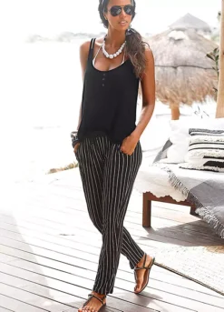 Buffalo Stripe Beach Trousers -Modish Dress Up Buffalo Stripe Beach Trousers384950FRSP W02