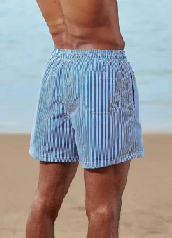 Buffalo Striped Swimming Shorts 7 Buffalo Striped Swimming Shorts -Modish Dress Up Buffalo Striped Swimming Shorts79085124FRSP W01