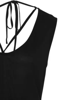 Buffalo Tie Detail Maxi Dress -Modish Dress Up Buffalo Tie Detail Maxi Dress71341914FRSC W02