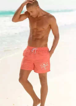 Chiemsee Logo Print Marl Swim Shorts -Modish Dress Up Chiemsee Logo Print Marl Swim Shorts622460FRSP W01