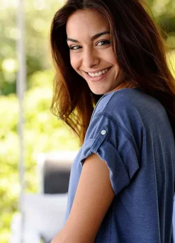 Arizona Crew Neck Sleep Shirt -Modish Dress Up Crew Neck Sleep Shirt331545FRSP W01