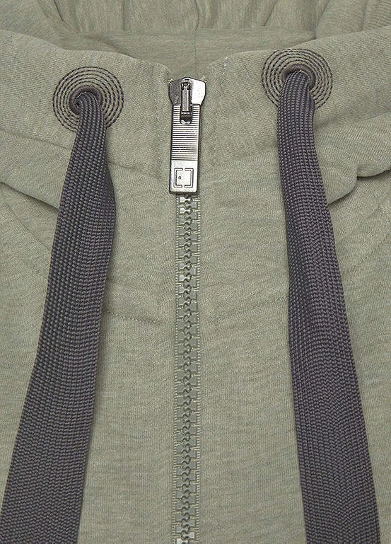 Elbsand Embroidered Hooded Sweat Jacket 5 Elbsand Embroidered Hooded Sweat Jacket - Image 5