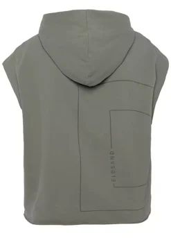 Elbsand Hooded Short Sleeve Sweatshirt -Modish Dress Up Elbsand Hooded Short Sleeve Sweatshirt67798804FRSC W01