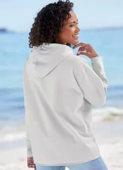 Elbsand Logo Print Hoodie -Modish Dress Up Elbsand Logo Print Hoodie78408735FRSP W01