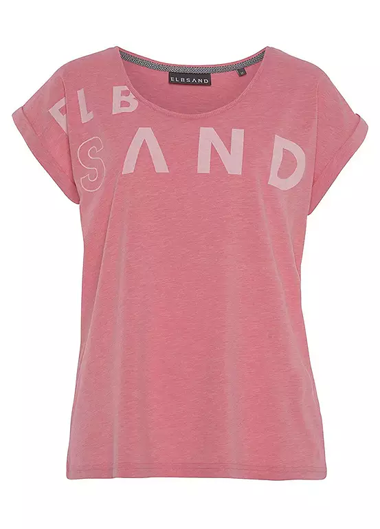 Elbsand Short Sleeve Logo Print T-Shirt 2 Elbsand Short Sleeve Logo Print T-Shirt - Image 2