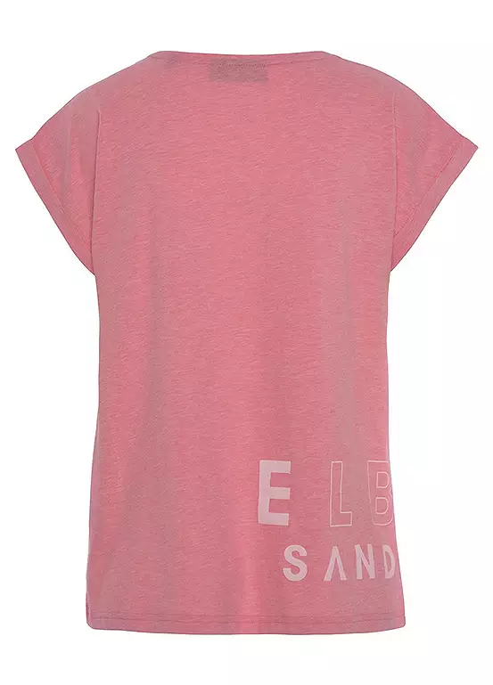 Elbsand Short Sleeve Logo Print T-Shirt 3 Elbsand Short Sleeve Logo Print T-Shirt - Image 3