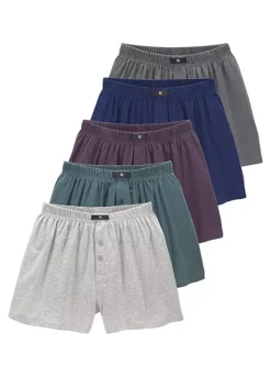 H.I.S Pack Of 5 Wide Boxer Shorts -Modish Dress Up H.I.S Pack of 5 Wide Boxer Shorts30139924FRSC