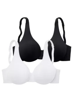 Nuance Pack Of 2 Underwired T-Shirt Bras 8 Nuance Pack Of 2 Underwired T-Shirt Bras -Modish Dress Up Nuance Pack of 2 Underwired T Shirt Bras794644FRSC