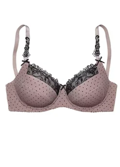 Nuance Underwired Embroidered Trim Bra -Modish Dress Up Nuance Underwired Embroidered Trim Bra399850FRSC