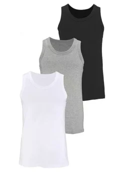 Pack Of 3 Round Neck Vests -Modish Dress Up Pack of 3 Round Neck Vests810403FRSC