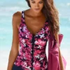 Petite Fleur Floral Print Swimsuit