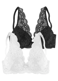 Petite Fleur Pack Of 2 Lace Push-Up Bras -Modish Dress Up Petite Fleur Pack of 2 Lace Push Up Bras59954532FRSC