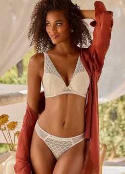 Petite Fleur Pack Of 2 Lace Thongs -Modish Dress Up Petite Fleur Pack of 2 Lace Thongs31866056FRSP W04