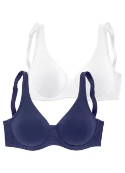 Petite Fleur Pack Of 2 Minimiser Bras -Modish Dress Up Petite Fleur Pack of 2 Minimiser Bras699312FRSC