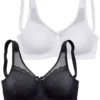 Petite Fleur Pack Of 2 Non Wired Full Cup Bra