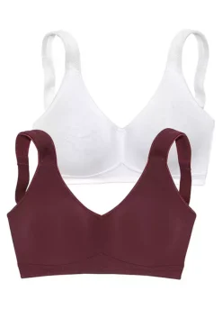 Petite Fleur Pack Of 2 Seamless Bras -Modish Dress Up Petite Fleur Pack of 2 Seamless Bras15228230FRSC