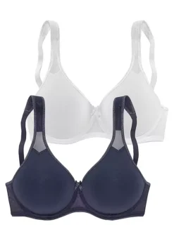 Petite Fleur Pack Of 2 T-Shirt Bras 8 Petite Fleur Pack Of 2 T-Shirt Bras -Modish Dress Up Petite Fleur Pack of 2 T Shirt Bras28163406FRSC