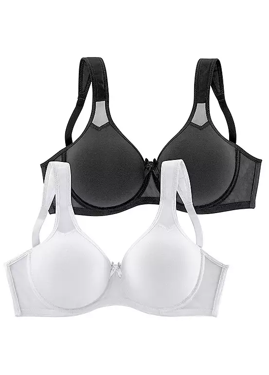 Petite Fleur Pack Of 2 T-Shirt Bras 1 Petite Fleur Pack Of 2 T-Shirt Bras