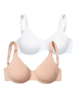Petite Fleur Pack Of 2 Underwired Minimiser Bras -Modish Dress Up Petite Fleur Pack of 2 Underwired Minimiser Bras513386FRSC
