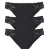 Petite Fleur Pack Of 3 High Leg Bikini Briefs