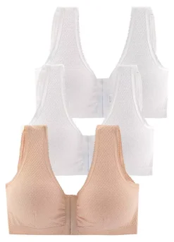 Petite Fleur Pack Of 3 Wireless Bras