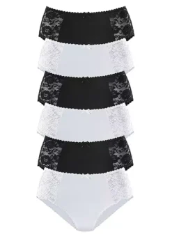 Petite Fleur Pack Of 6 Midi Briefs -Modish Dress Up Petite Fleur Pack of 6 Midi Briefs392103FRSP