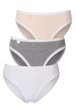 Sloggi Pack Of 3 High-Leg Briefs