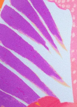 Sunseeker Butterfly Print Triangle Bikini Top -Modish Dress Up Sunseeker Butterfly Print Triangle Bikini Top33357043FRSC W02