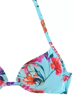 Sunseeker Floral Print Push Up Bikini Top -Modish Dress Up Sunseeker Floral Print Push Up Bikini Top98787748FRSC W01