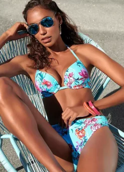 Sunseeker Floral Print Push Up Bikini Top -Modish Dress Up Sunseeker Floral Print Push Up Bikini Top98787748FRSP W01