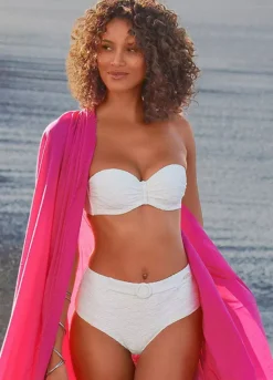 Sunseeker ’Loretta’ High Waist Bikini Bottom -Modish Dress Up Sunseeker Loretta High Waist Bikini Bottom64750364FRSP W01