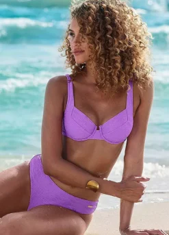 Sunseeker ’Loretta’ Textured Pattern Underwired Bikini Top -Modish Dress Up Sunseeker Loretta Textured Pattern Underwired Bikini Top66264849FRSP W01