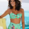 Sunseeker Patchwork Floral Print High Waist Bikini Briefs