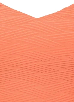 Sunseeker Textured Pattern Cropped Bikini Top -Modish Dress Up Sunseeker Textured Pattern Cropped Bikini Top73252043FRSC W01